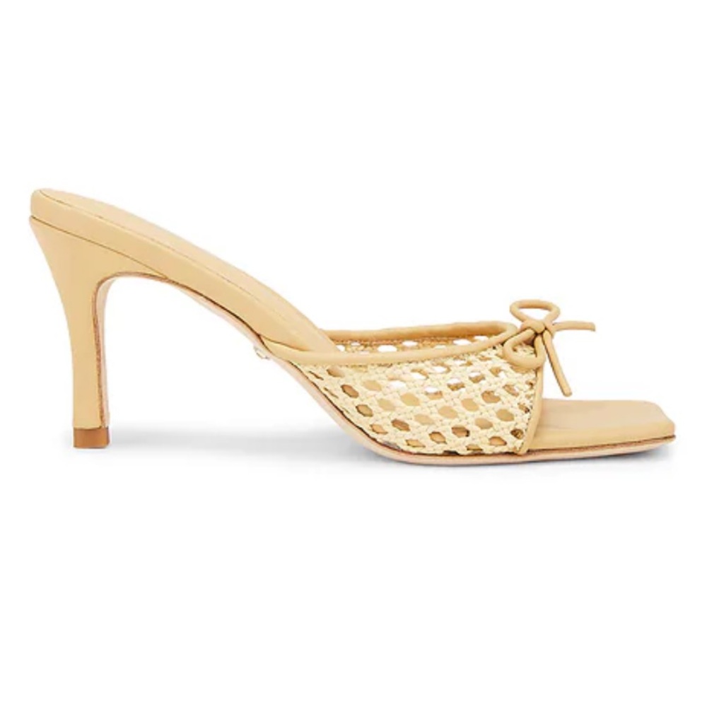 Raye Mary Ann heel in woven nude